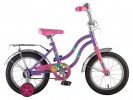 Велосипед 14' NOVATRACK TETRIS фиолетовый+ корзина 141 TETRIS.VL 20